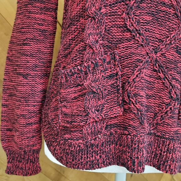 Maurices Knit Sweater with Front Pockets Red - Picture 6 of 12